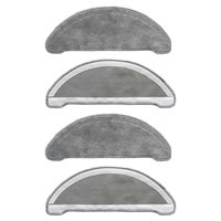 4pcs Washable Mop Rags Spare Parts For Xiaomi Roidmi EVE Plus Robotic Vacuum Cleaner High Quality Mop Cloth Accessories