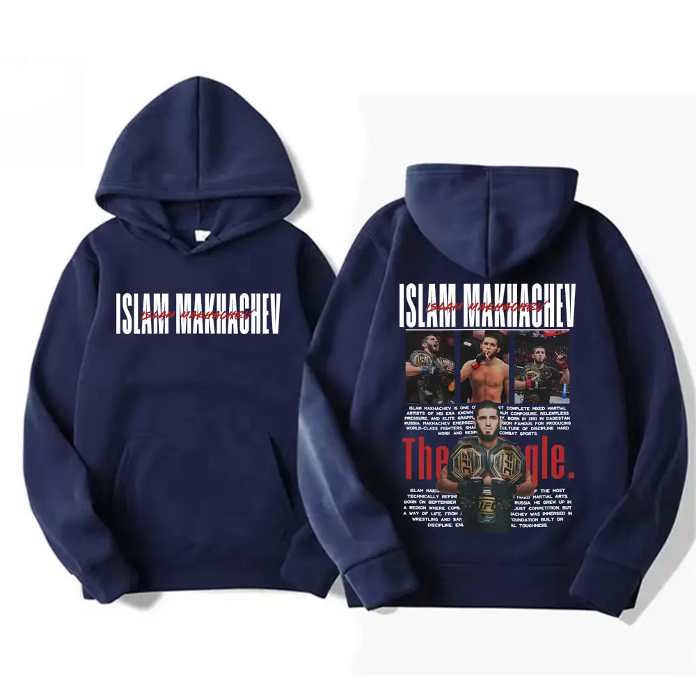 Customization Limited Islam Makhachev Classic Graphic Sweatshirts Men Women Fashion Gothic Oversized Hoodies Casual High Quality