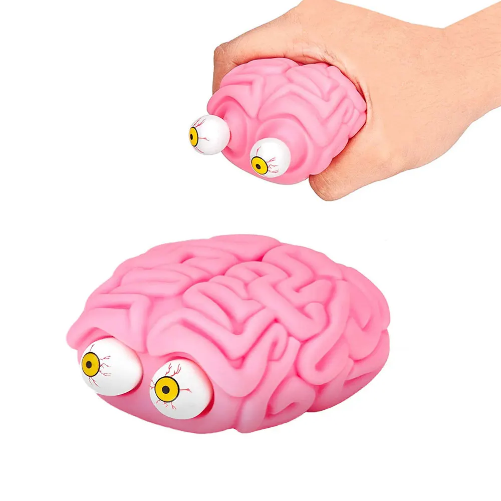 

Anti Stress Flippy Brain Squishy Eye Popping Squeeze Fidget Toy Adults Children Release Stress Anxiety Relief Gift ZG348