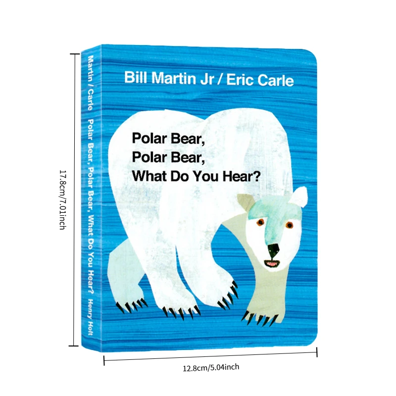Polar Bear, What Do You Hear ? English Board Book, Toddler Early English Learning, Preschool Teaching Reading Book