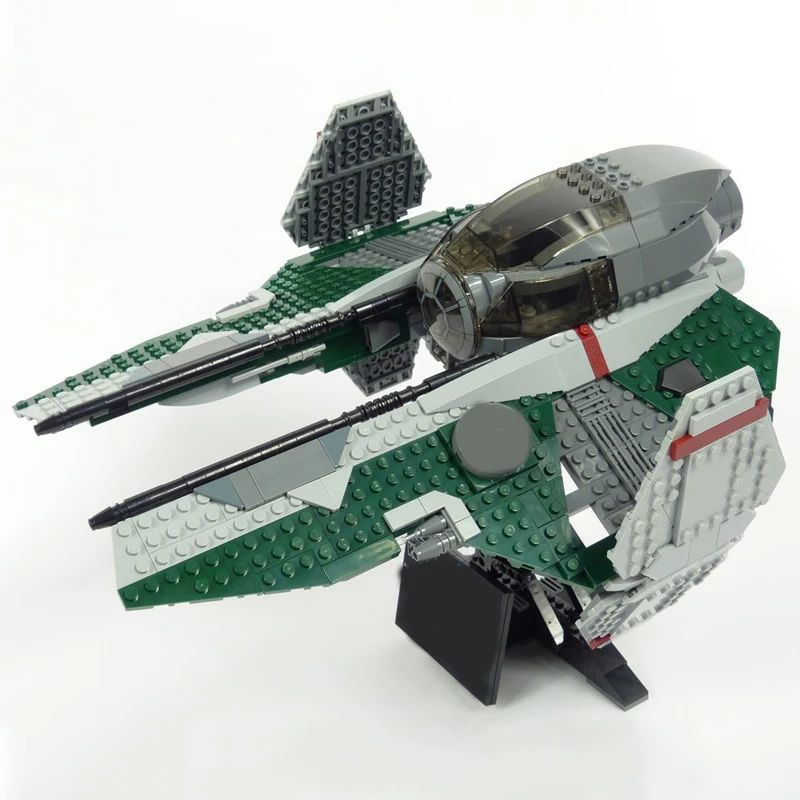 1046PCS Famous star battle Movie UCS Interceptor Space fighter Model DIY creative ideas Child Toy christmasGift blocks MOC-75135