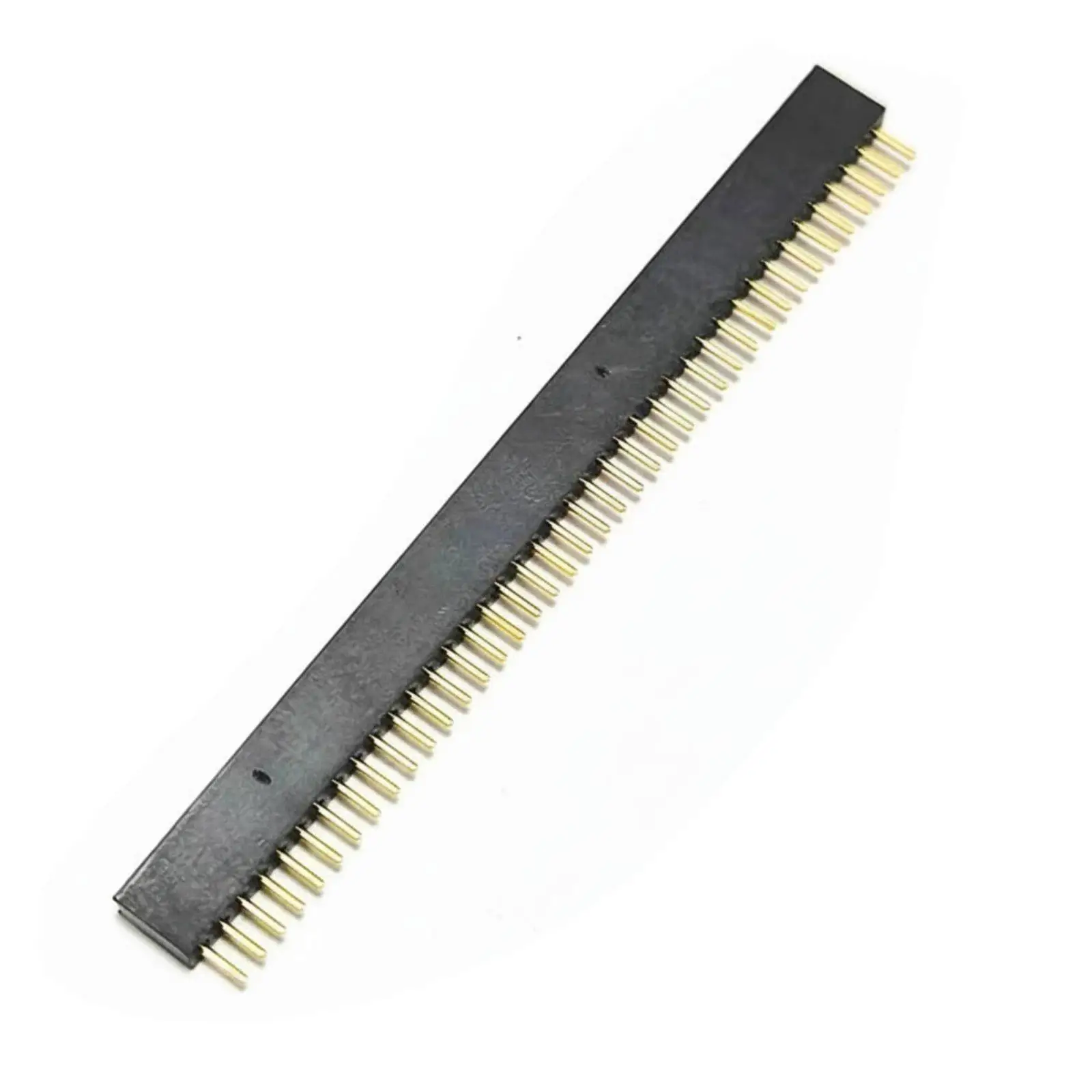 Versatile Round Pin Header 1.27mm Pitch Gold Hole Single Row PCB Connector for Electronic Prototyping Applications