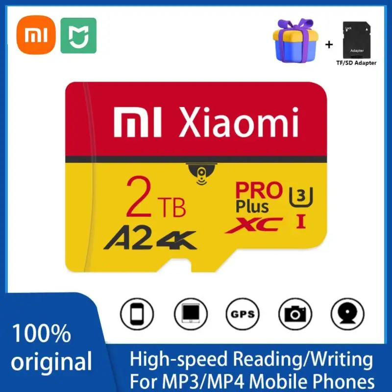 

Карта памяти xiaomi Mijia 1 ТБ, класс 10, Micro TF SD, Стандартная карта памяти A2, 512 ГБ, 128 ГБ, 256 ГБ, 4K, V30, оригинальная видеокарта для Дронов