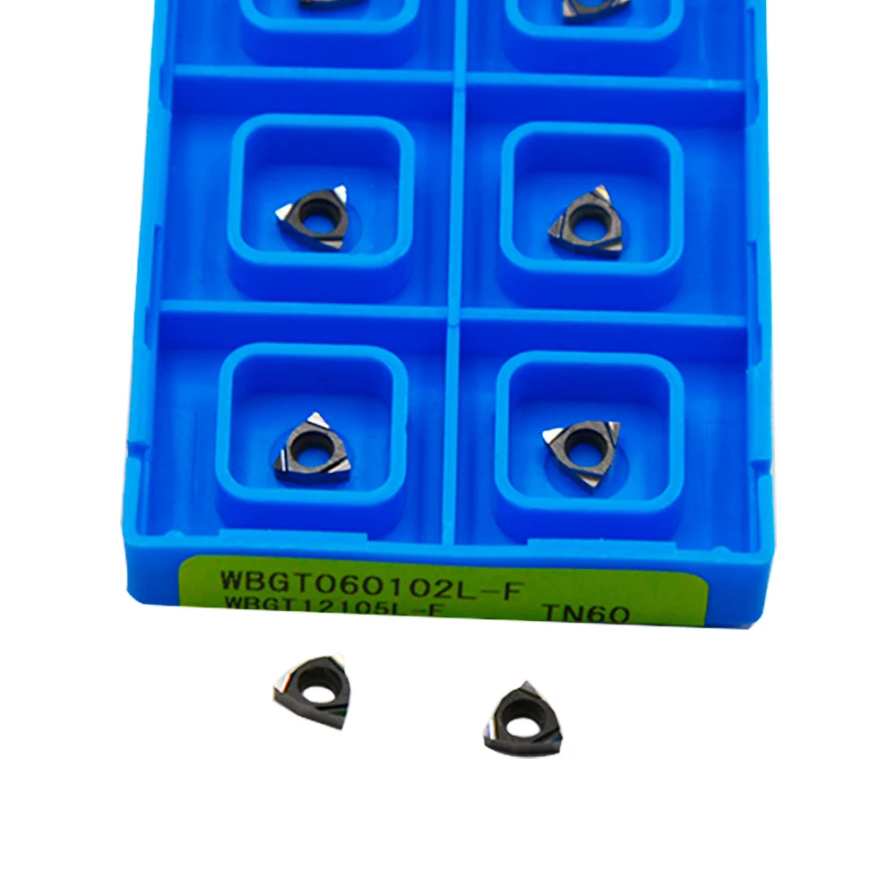 

10 шт. WBGT060102L-F TN60 WBGT12105L-F токарные вставки, инструменты для обжима, токарные инструменты с ЧПУ, износостойкие, высокое качество