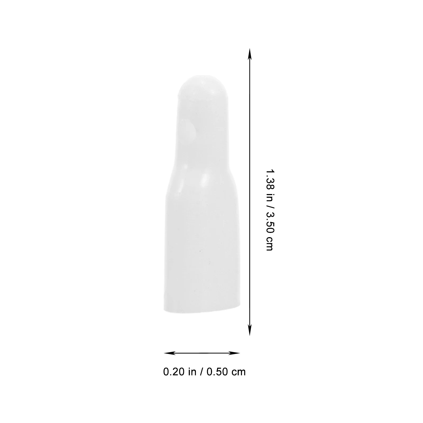 

10Pcs Umbrella Beads Plastic Straight Umbrella Tail Decoration Decoration Repair Parts Outdoor Replacement Components