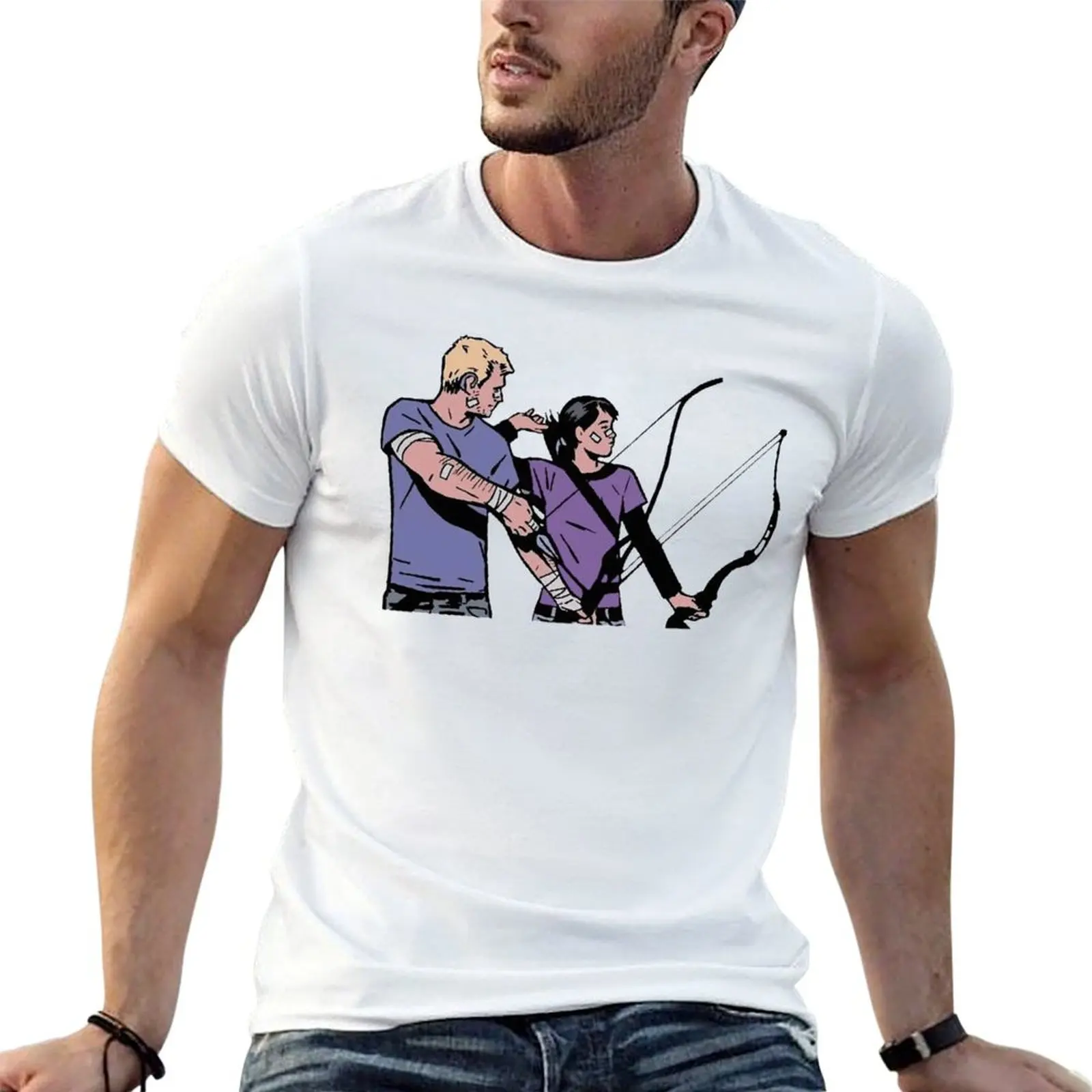 

Кейт бишоп футболка мужская мужская футболка футболка с рисунком