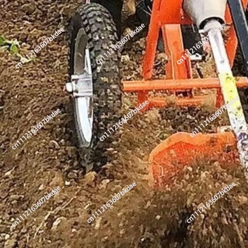 Lawn Mower Hand Push Lawn Mower Brush Cutting Machine Multi functional  Mini Loosening and Trenching Machine