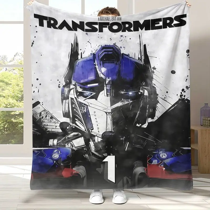 Autobots Transformers Optimus Prime Flannel Throw Blanket,Cozy Warm Blanket for Bed,Sofa,Living Room,Picnic,Camping,Home Decor