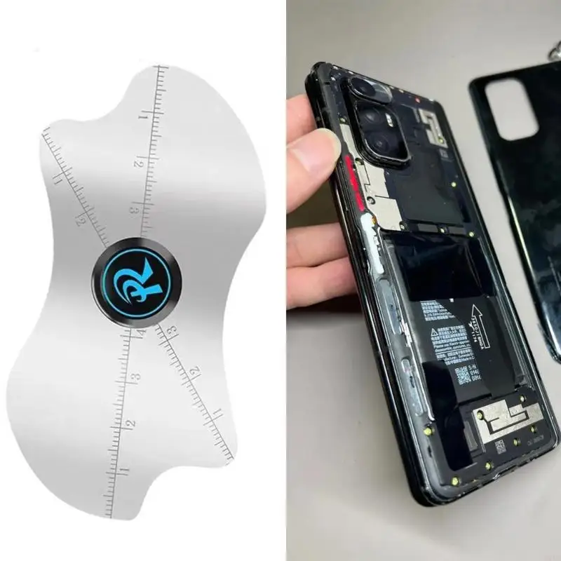 M7DA 5 In 1 Curved Screen Disassembly Card Stainless Steel Metal Pry Piece Opening Hand Tool for Maintenance