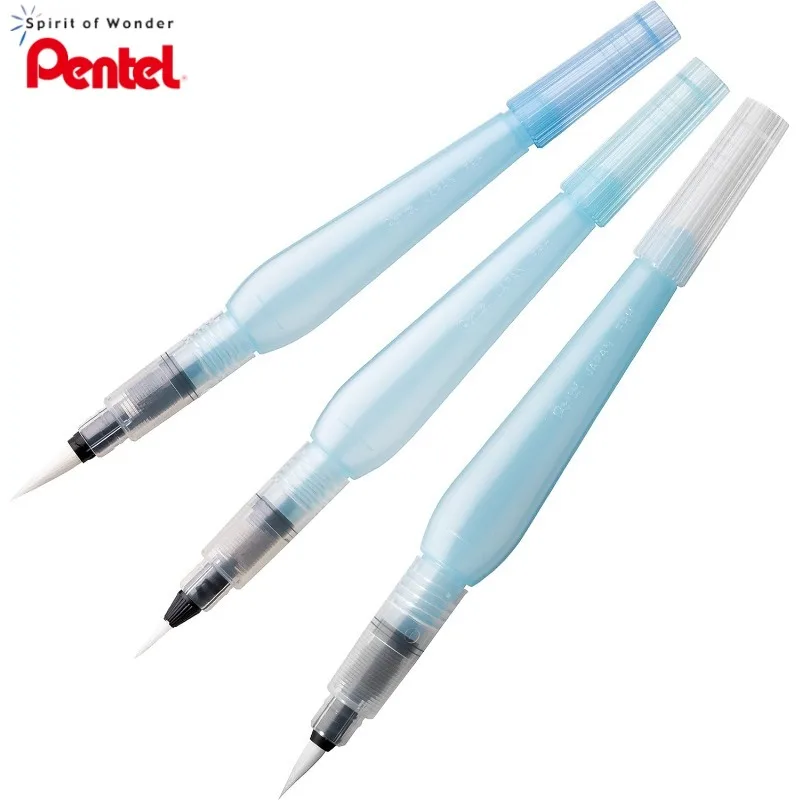 1PC Pentel Arts Aquash Water Brush Durable nylon Paintbrush Fill with Water To Blend, or Add Your Favorite Ink or Dye FRH-F/MB