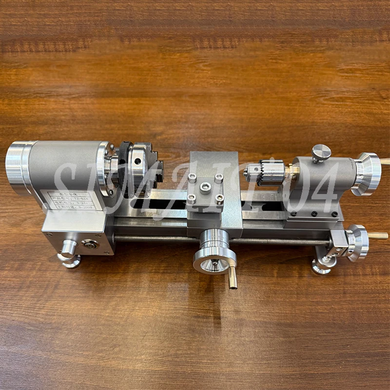 Precision High Performance Micro Lathe C NC Adjustable Accuracy Equipped with 24V Power Supply Metal Lathe Model Toy