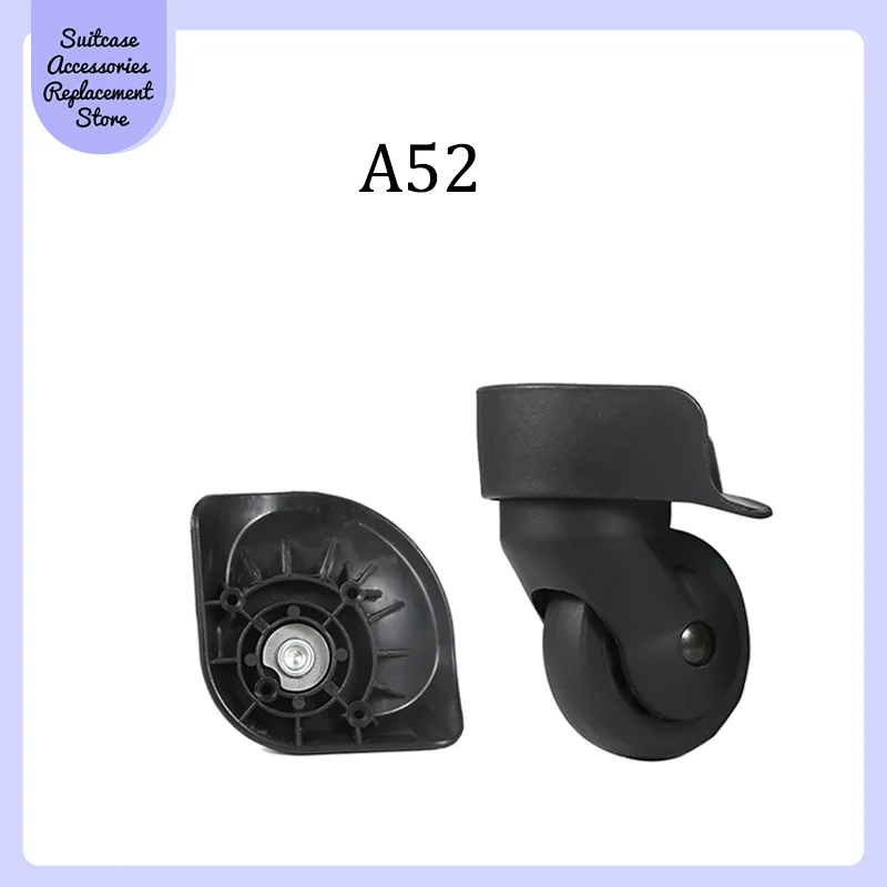 For Hongsheng A-52 Smooth Silent Shock Absorbing Wheel Accessories Wheels Casters Universal Wheel Replacement Suitcase Rotating