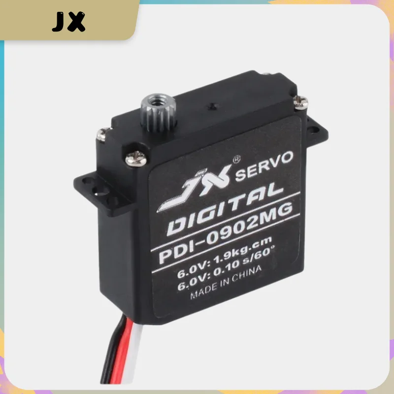 JX PDI-0902MG 9.4g 2.6kg Servo estándar digital de alto par para helicóptero robot avión RC