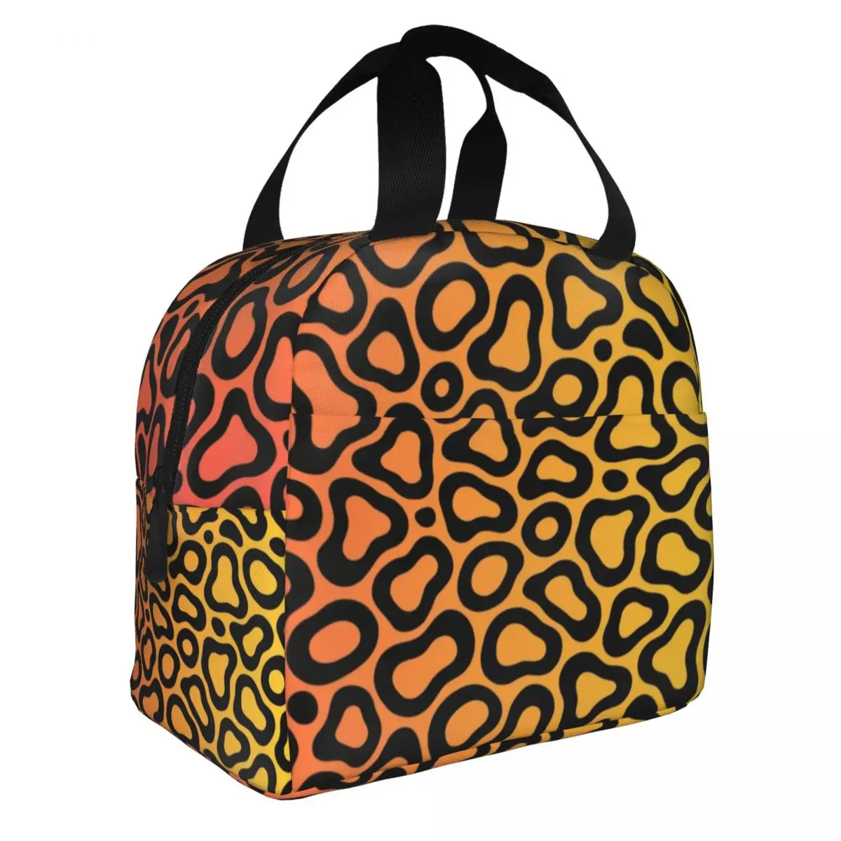 Lando Motorcycle Racing Norris Helmet Pattern Thermal Insulated Lunch Bag Women Portable Lunch Tote for Picnic Storage Food Box