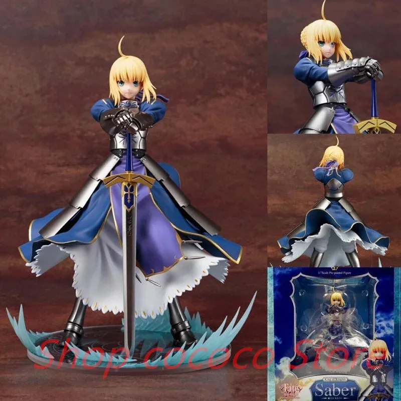 23CM Fate/Stay Night Anime Figure UBW Saber Knight King Take Kendo PVC Action Figure Collection Toys Gift