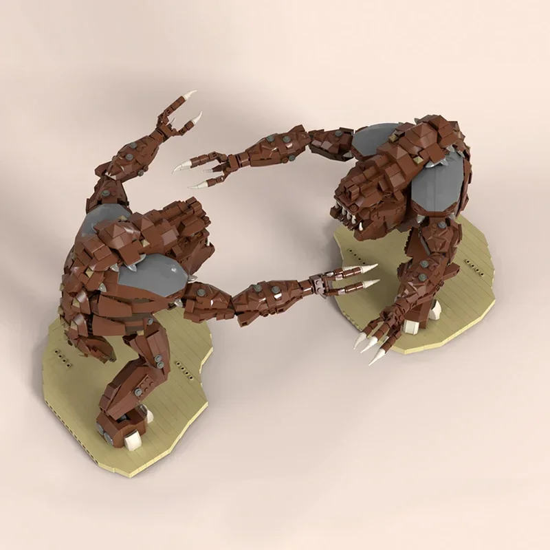 MOC-188770 Classique Film Accessoires Space VANRancors Desert Monster décennie s De Construction Petit Modèle D'assemblage Paremployable Enfant Jouet Cadeau