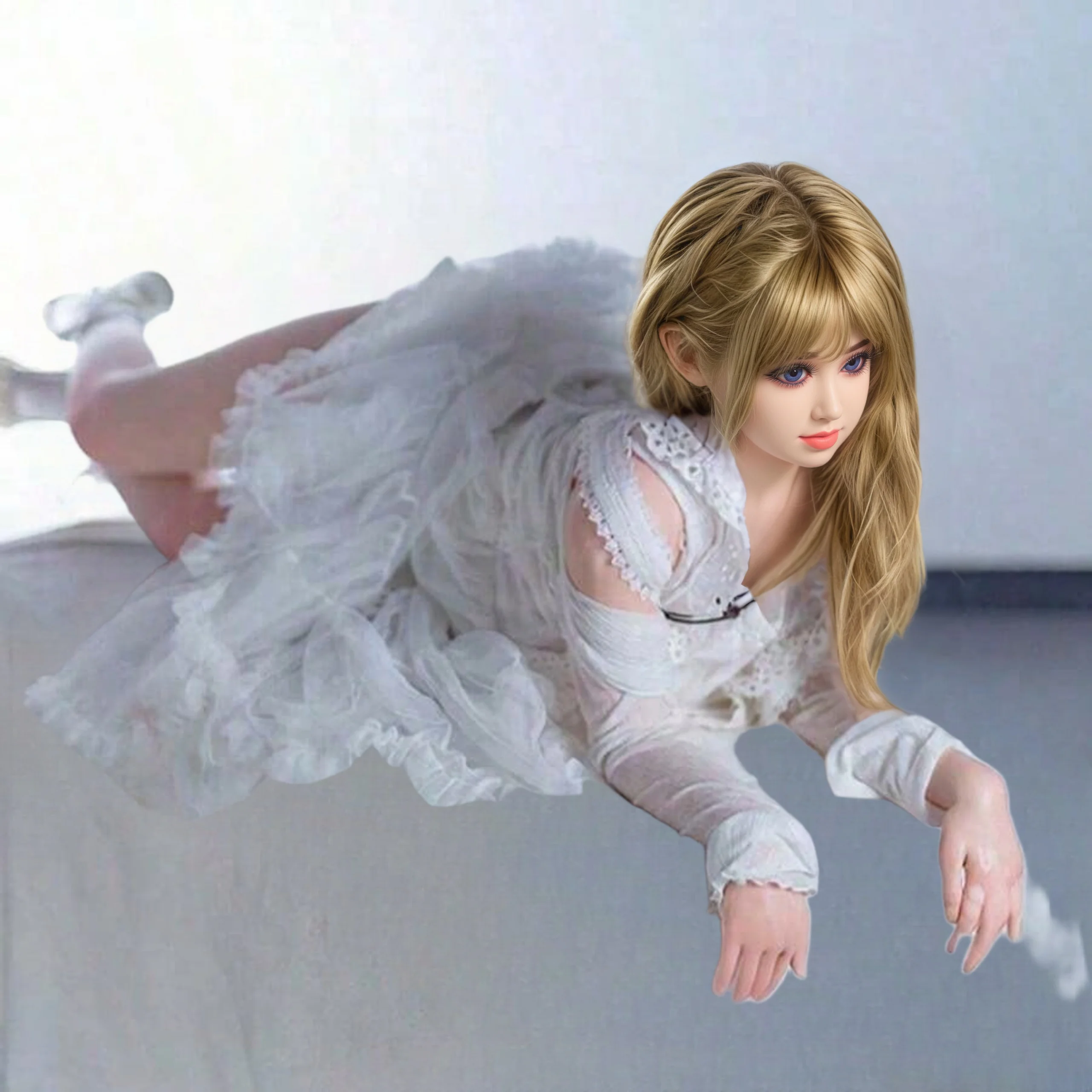 TPE製の人形、40インチ、小さくて可愛い、全身、丈夫な骨格、多様なポーズ、精巧なメイク、繊細な肌、男性に適しています