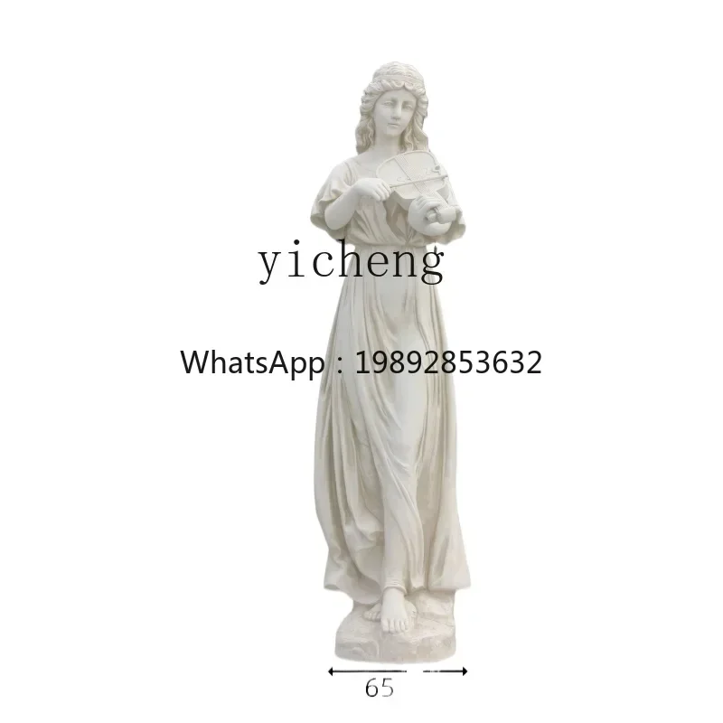 

B1 European style welcome angel statue wedding housewarming festive decoration Muse figure statue living room
