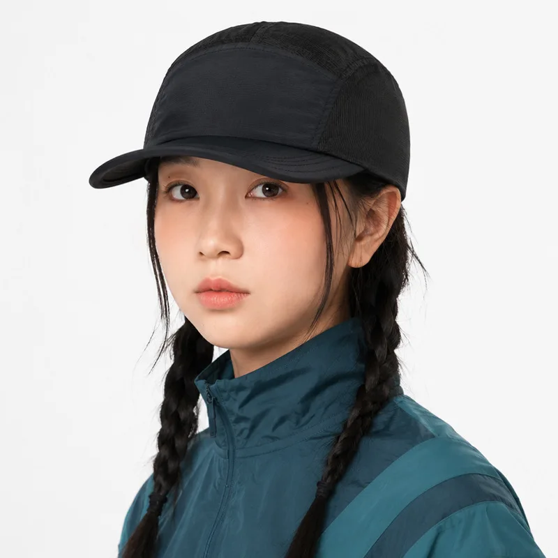 Custom Print Logo Solid Color Baseball Cap Summer Mesh Quick-drying Lightweight and Breathable Camping Sports Hat for Men Women