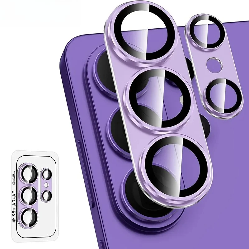 AR+AF Reinforced Glass Camera Protective Film For Samsung Galaxy S26 Ultra Plus S26+ Metal Shockproof Lens Protection