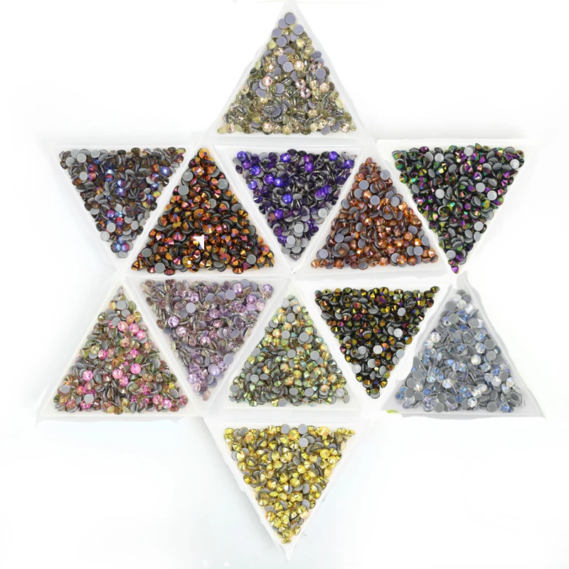 2021 Newest  Super Bright SS3~SS30 Crystal Hot Fix Rhinestones SS6-SS30 FlatBack Hot-Fix Strass Garment Rhinestone Garment Stone