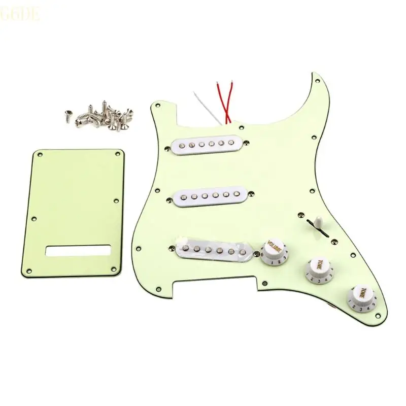 

G6DE 11 Holes Guitar Prewired loaded Pickguards Single Coil Pickup Pickguards Electric Guitar AntiScratch Plate Guitar Part