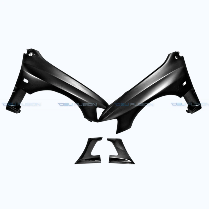 For 2001-2007 Lancer Evolution Evo 7 8 9 VRS Style Partial carbon fiber Front Vented Fender Car Wings Body Kits - view 3