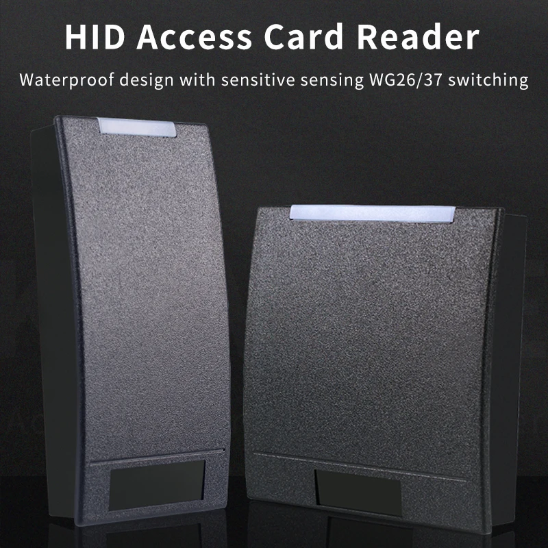 RFHID WG reading head Outdoor Waterproof, Anti Metal Interference, ABS Material, RS485/RS232/WG Communication Reader