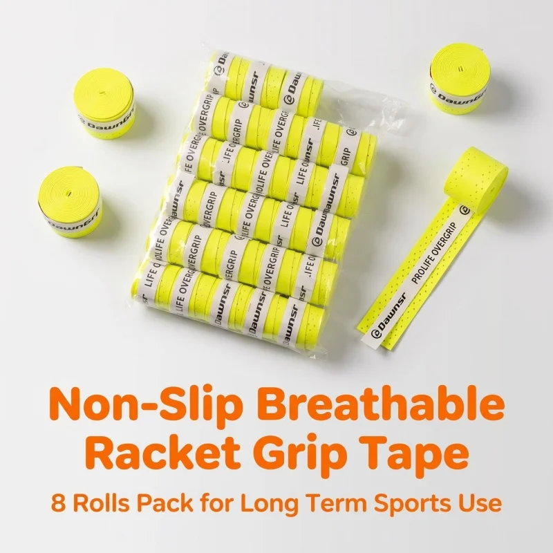 Dawnsr Perforated Racket Overgrips 30PCS Anti-slip Sweat Absorb Tennis Badminton Padel Racket Grip Tape Padel Accessories