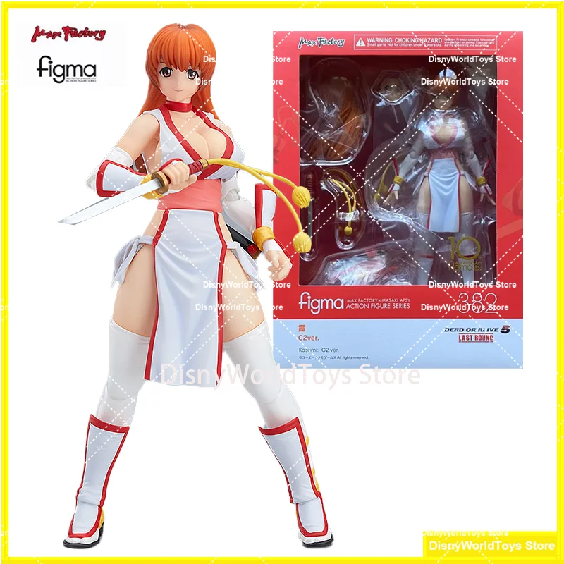 ألعاب مجسمة أصلية 100% من Figma 382 Dead or Alive Kasumi C2 ver متوفرة في المخزون مجموعة شخصيات الرسوم المتحركة #1