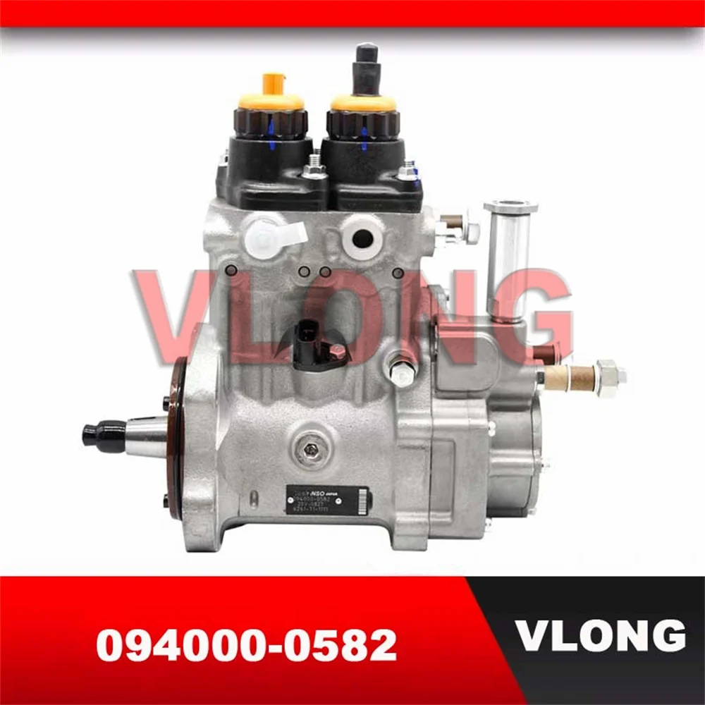 

HP0 High Pressure Fuel Pump Assy For Komatsu PC650-8 PC600-8 PC1250-8 PC800-8 SAA6D170E-5 SAA6D140E-5 094000-0582 6261-71-1111