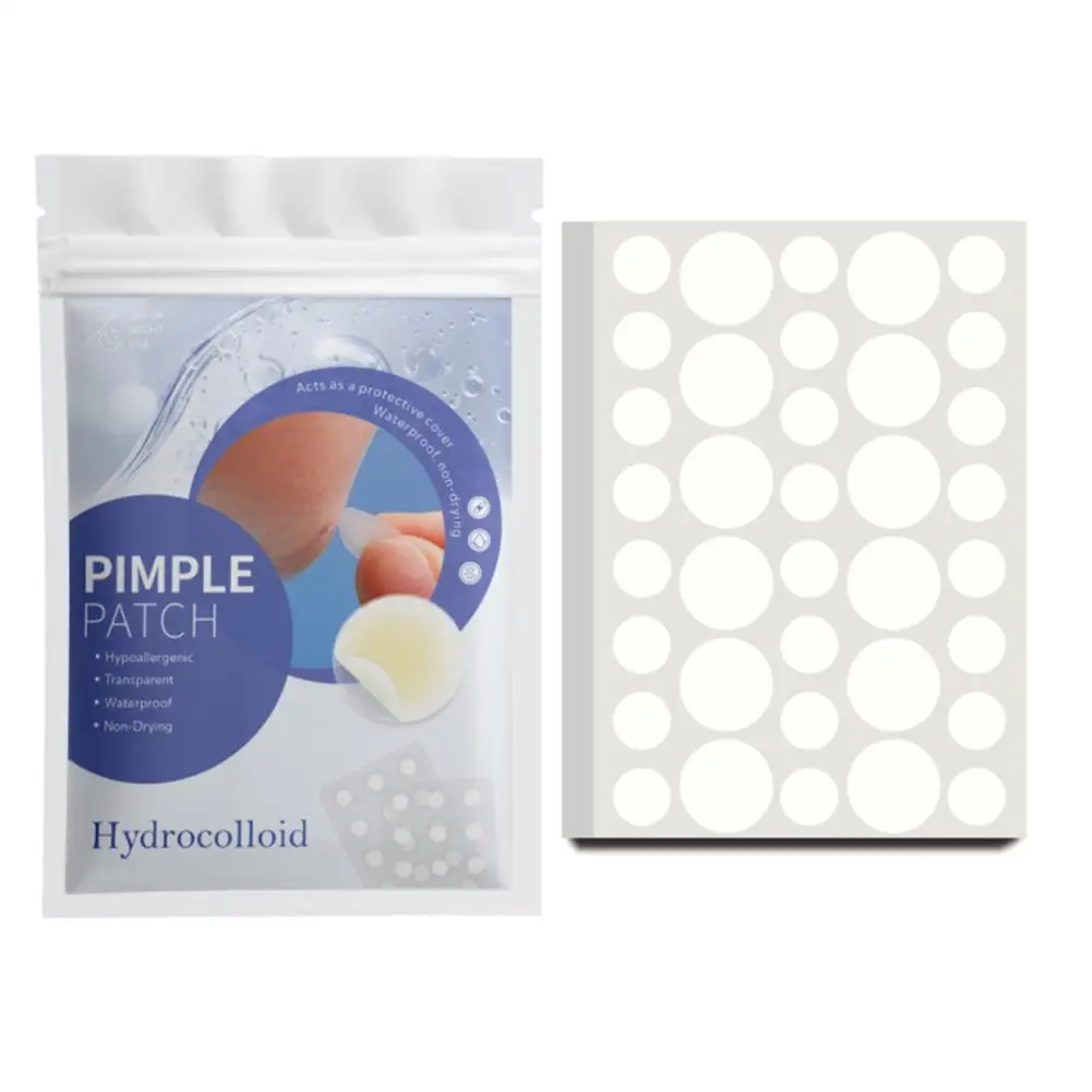 

Acne Pimple Patches Invisible Removal Pimple Anti-Acne Hydrocolloid Patches Spots Mark Concealer Waterproof Repair Sticker
