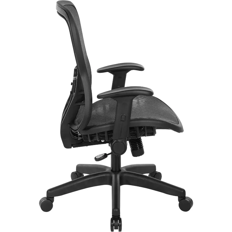 Mesh Back and Seat, Synchro Tilt Control, Adjustable Tilt Tension, Lumbar Support and Flip Arms Office Chair