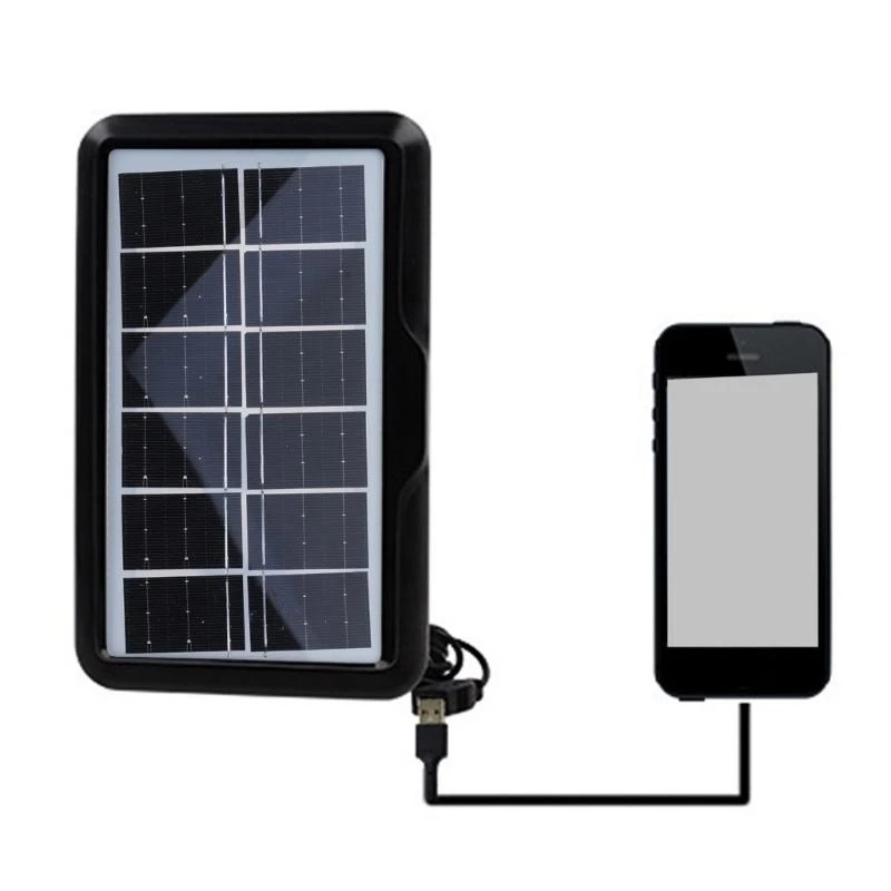 Cargo eficiente teléfono solar 10 con carga teléfono del puerto USB.