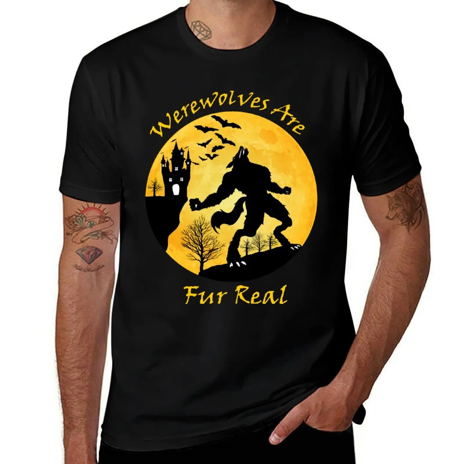 

Werewolves Are Fur Real T-Shirt football t shirt korean fashion custom shirt t shirt for men
