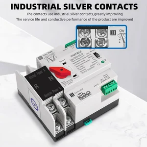 DIN 2P 3P rail 4P ATS Double Energy Automatic Transfer Switch 8 Main Sales Automatic Transfer Key - №6