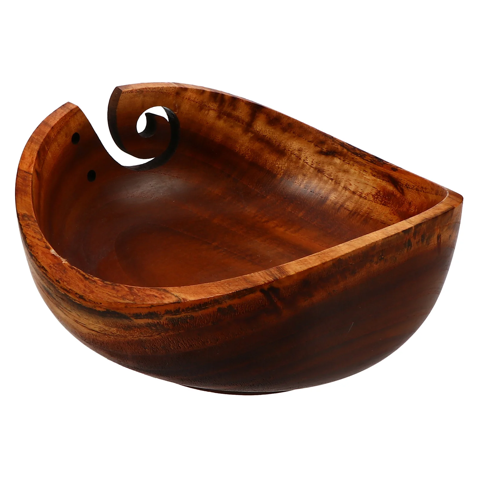 

Shape Wool Wood Holder Organizer Craft Wool Craft Room Decor Yarn Storage Container Knitting Bowl Yarn Bowl