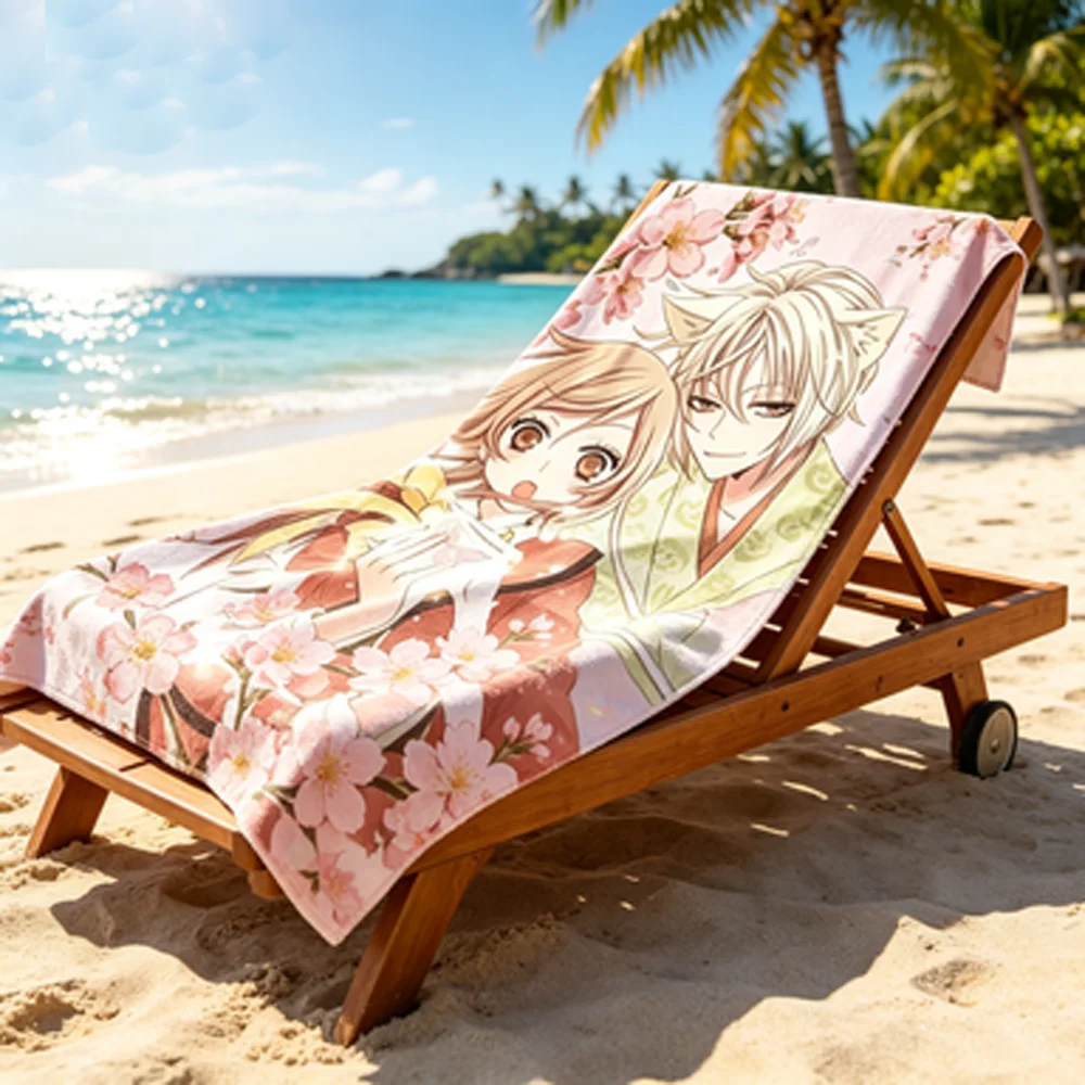 Kamisama-Kiss-Comics-Anime Bath Towel Soft Absorbent Quick Dry for Sports Swimming Fitness Beach Outdoor Activities