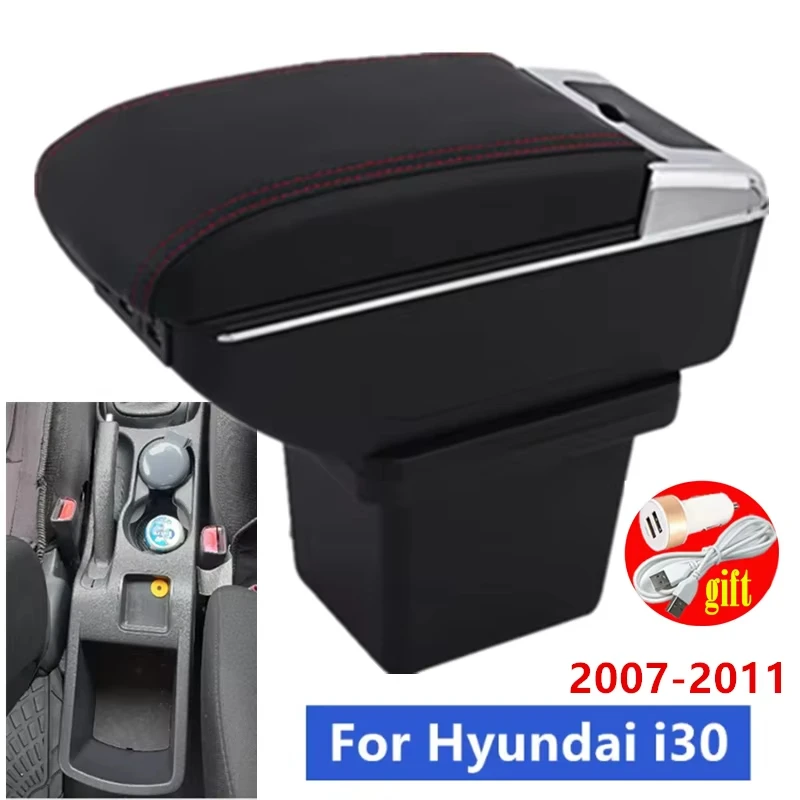 

Car central armrest box For Hyundai I30 Armrest Box For Hyundai Elantra Touring I30 FD I30cw 2007-2011 Car Armrest Storage Box