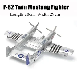 1/48 WWII US F-82 Twin Mustang Fighter 4D Plastic Assemble Model Military Airplane Toy