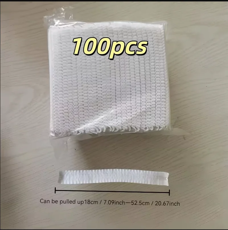 100pcs Disposable broom cover, ground hair cleaning cover, crevice dust adsorption cleaning tool