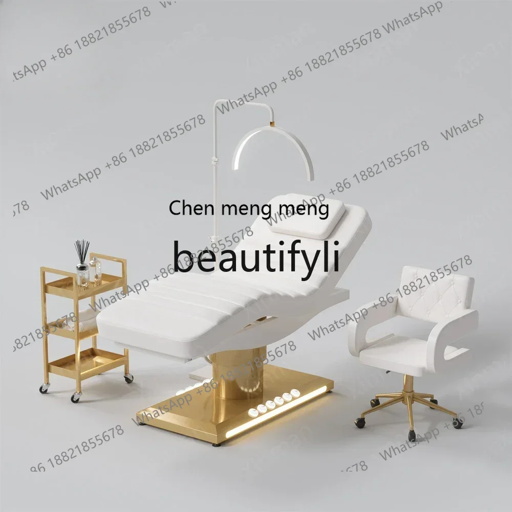 cn8350 ss New Electric beauty bed Lifting tattoo bed Micro-adjustment massage tattoo embroidery Eyelash multi-functional tattoo