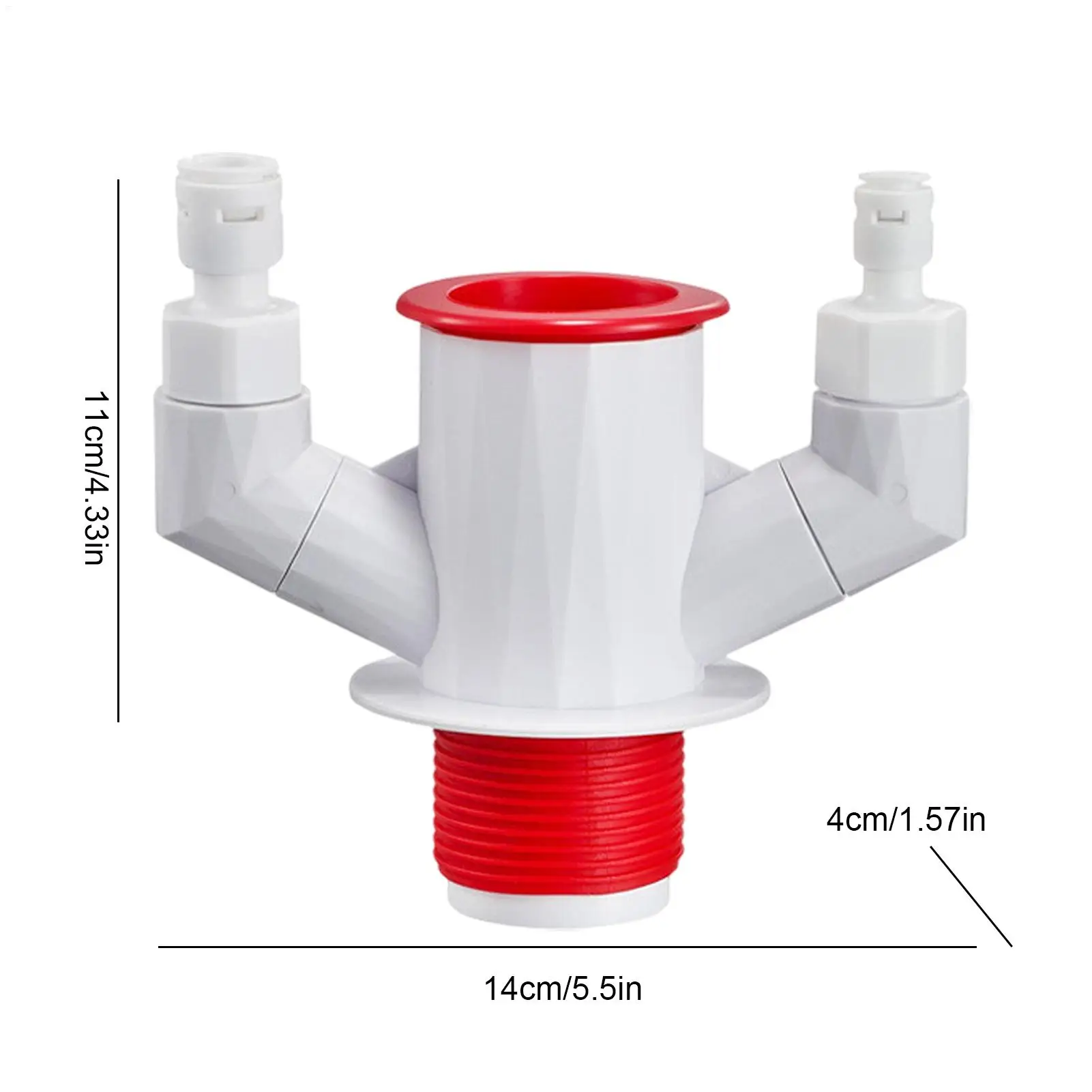 المطبخ المجاري تيز 3-Way مكافحة انسداد موصل المطبخ تيز المشتركة للعائلة الأصدقاء داخلي الحمام بالوعة غسالة صحون #6