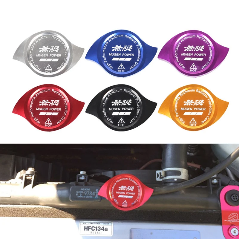 Power Radiator Cap Car Modified Tank Covers Fit For HONDA Accord Civic CR-V CR-Z CRX MUGEN ACURA CL CSX ILX MDX NSX