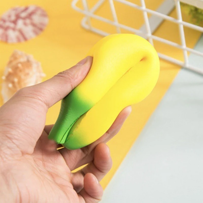 Anti-stress Squishy Slow Rising Jumbo Squishy Banana Toy Knead  Fruit Squeeze Toy Fun Stress Relief Toy Banana Stress Relief Toy