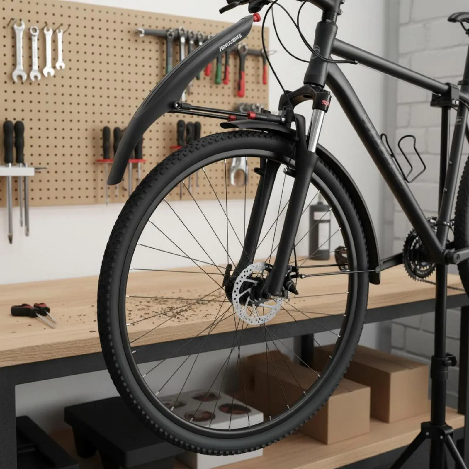 

Quick Release Cycling Mudguard Full Coverage Bike Mudguard Set Cycling Mudguard Set Shock Resistant Mountain Bike Spray Guards