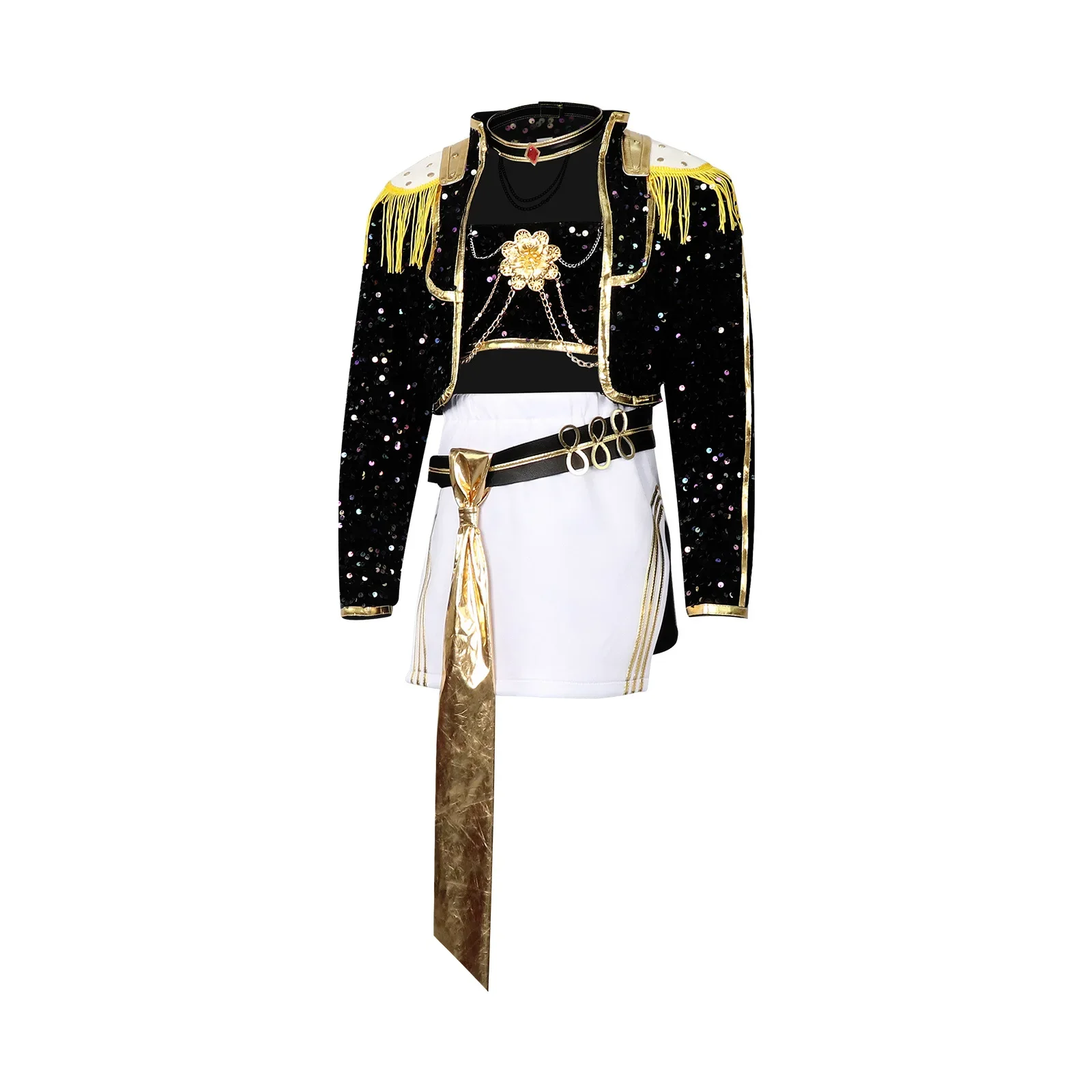 

Костюм для девочек: топ-майка, шляпа и брюки для Хэллоуина и карнавала, комплект 2025