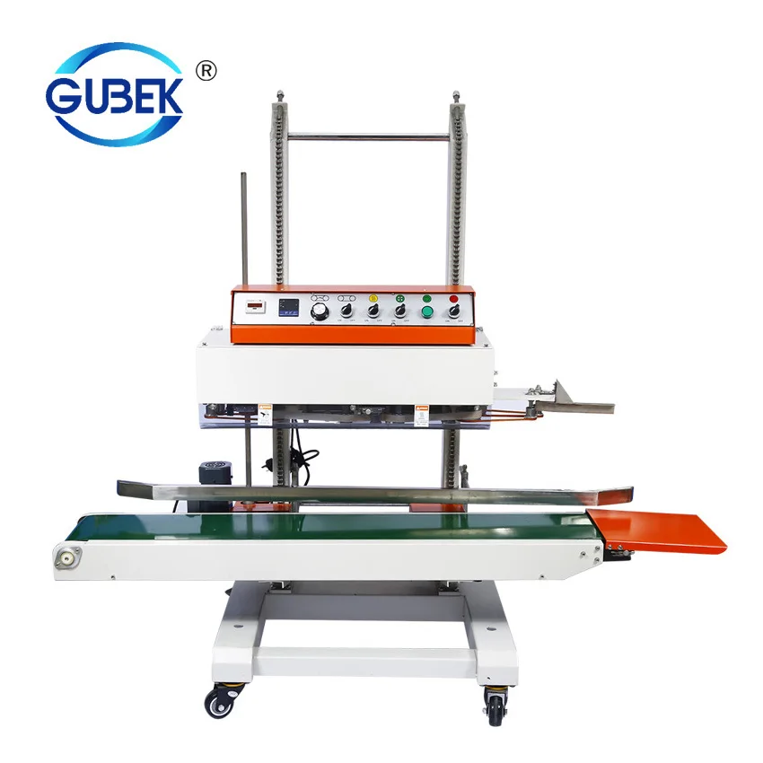 

QLF-1680 Industrial Automatic Vertical Continuous Band Sealer for Big Plastic Bags Sealing Packing Machine