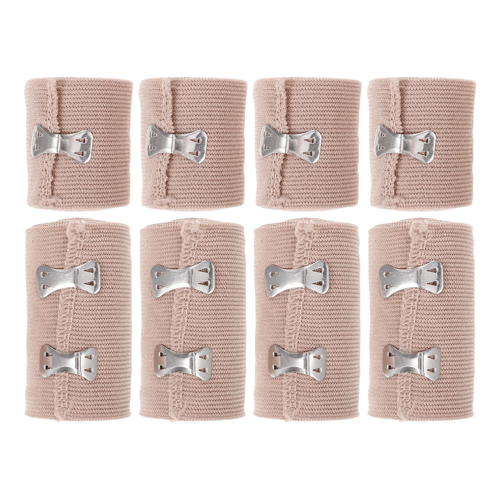 

8 Pcs Sports Bandage Aid Injury Elastic with Clip First Aids Polyester Medical