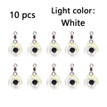 10pcs white